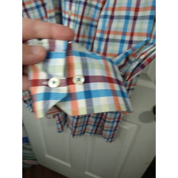 Viyella Men's XXL Collared Button Shirt Long Sleeve Plaid - Picture 6 of 12